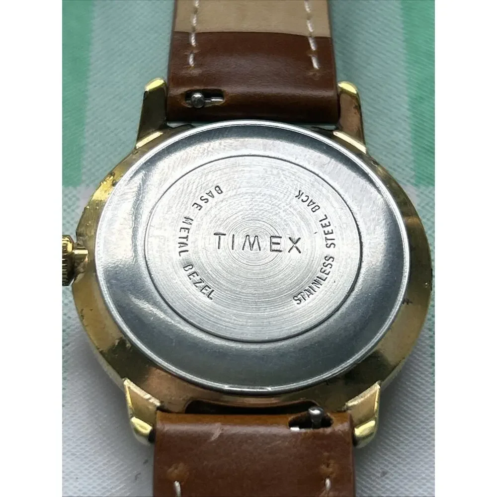 Vintage Timex Gold Tone Men’s Mechanical Wind Watch